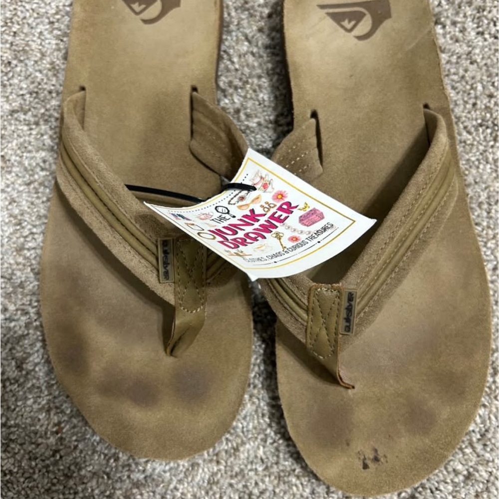 Quicksilver men's flip flops 13
